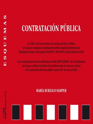 cover image of Contratación Pública. Esquemas